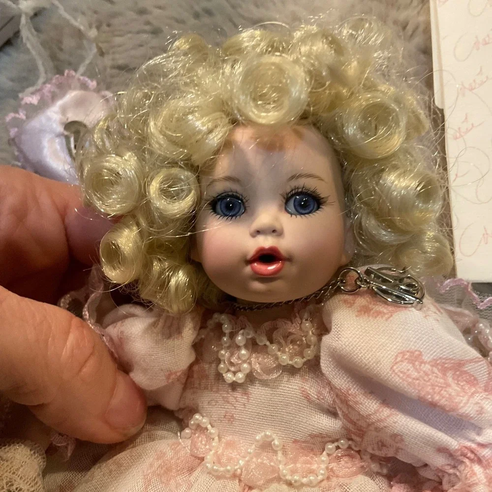 Marie Osmond Collection Porcelain Doll Amaya Tiny Tot With Box Certificate #5623